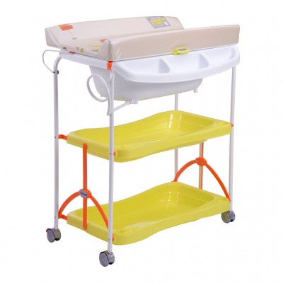 changing table baby bath combo